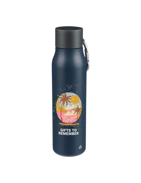 Gourde double paroi de 600 ml en acier inoxydable recyclé Cassian