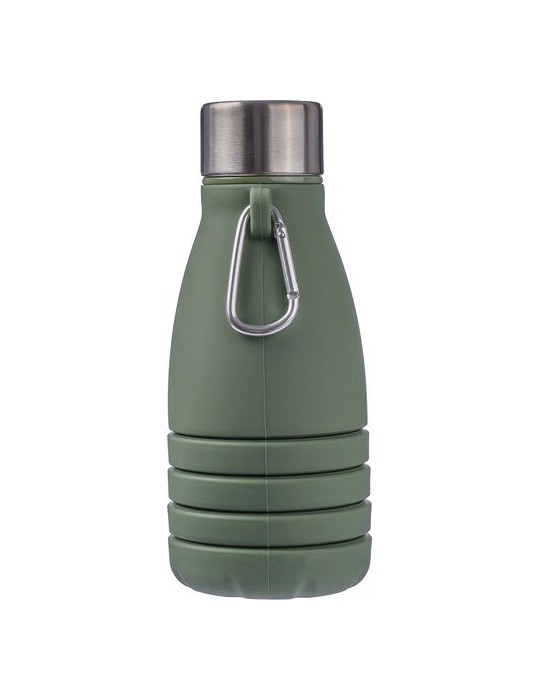 Gourde pliable de 550 ml en silicone personnalisée Erin