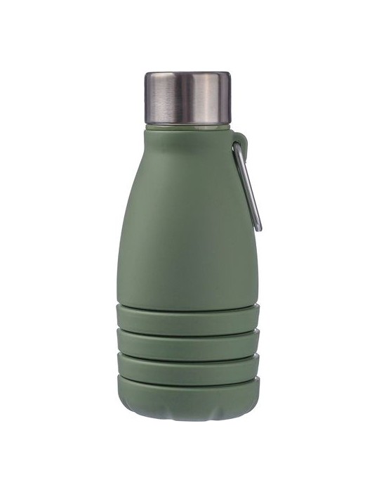 Gourde pliable de 550 ml en silicone personnalisée Erin
