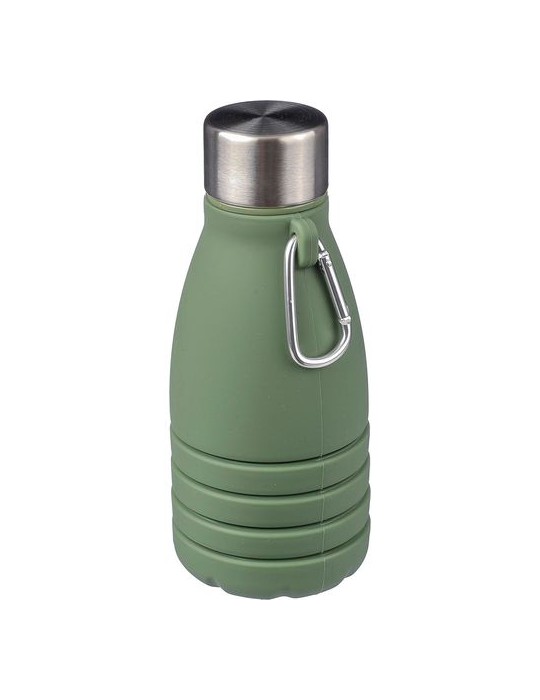 Gourde pliable de 550 ml en silicone personnalisée Erin