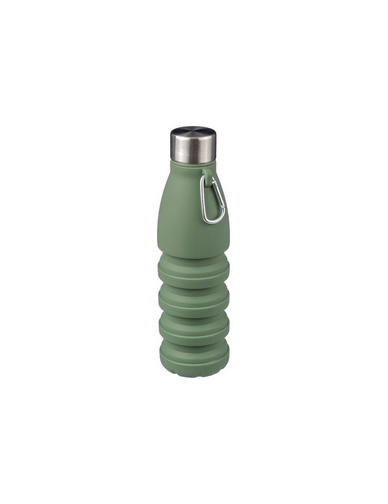 Gourde pliable de 550 ml en silicone personnalisée Erin