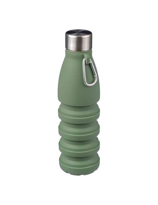 Gourde pliable de 550 ml en silicone personnalisée Erin