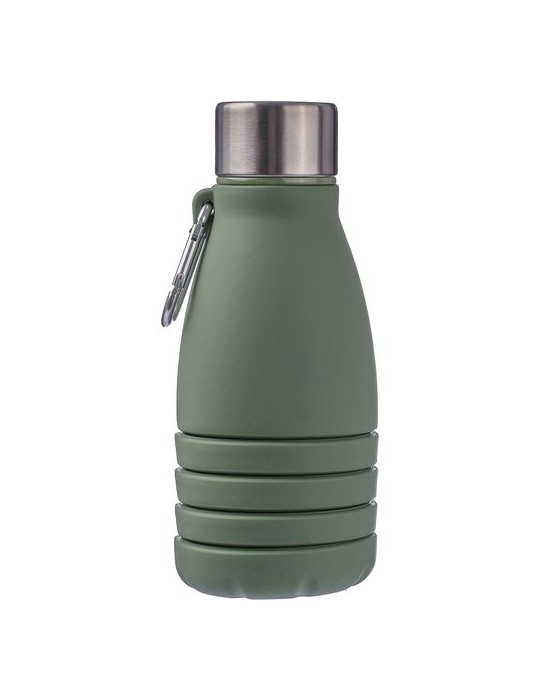 Gourde pliable de 550 ml en silicone personnalisée Erin