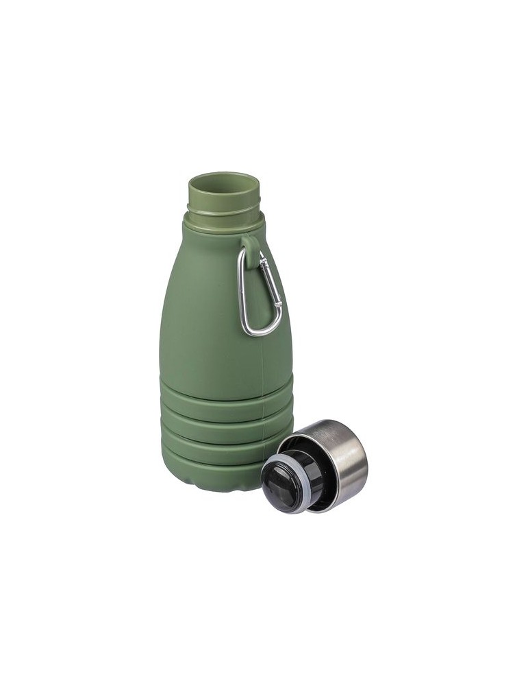 Gourde pliable de 550 ml en silicone personnalisée Erin