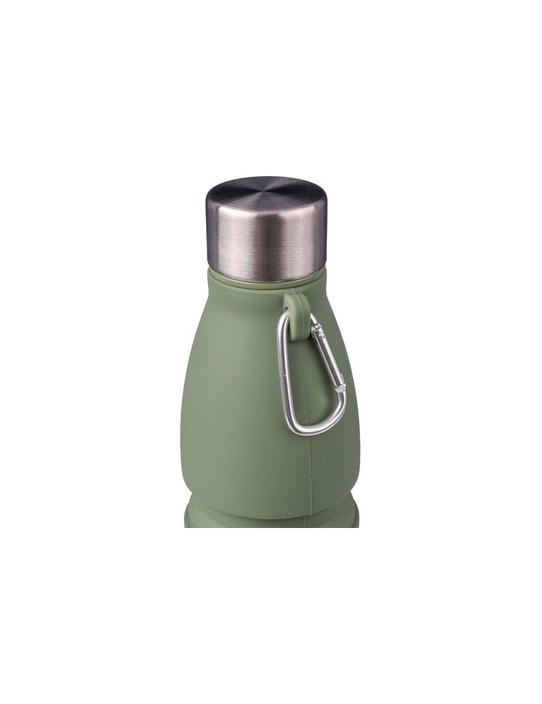 Gourde pliable de 550 ml en silicone personnalisée Erin