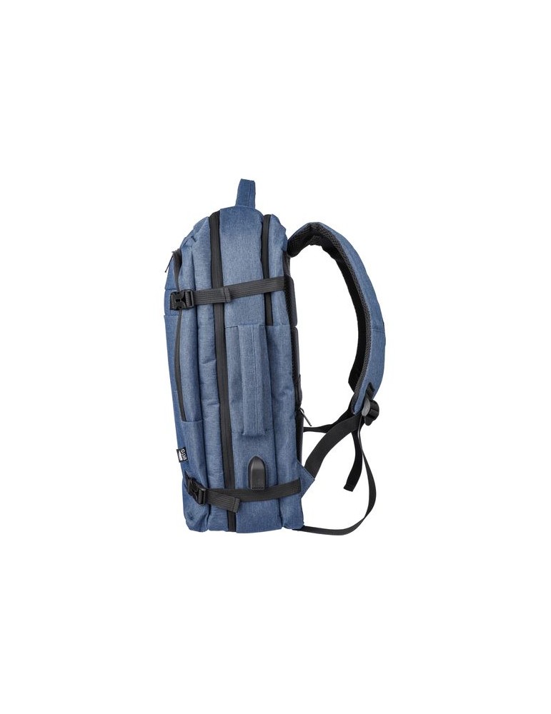 Sac à dos porte-ordinateur de 17'' en polyester rPET 300D personnalisé Malcolm