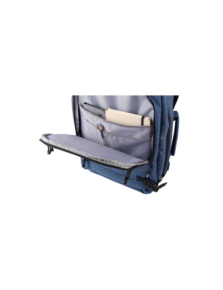 Sac à dos porte-ordinateur de 17'' en polyester rPET 300D personnalisé Malcolm