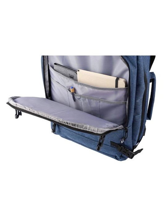 Sac à dos porte-ordinateur de 17'' en polyester rPET 300D personnalisé Malcolm