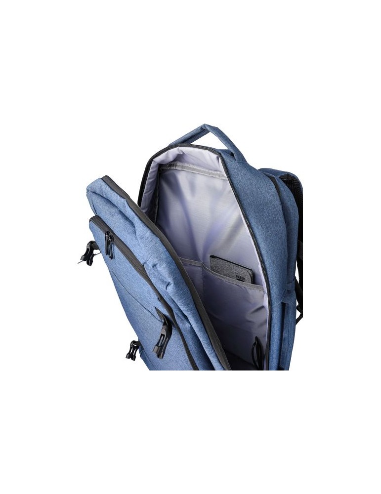 Sac à dos porte-ordinateur de 17'' en polyester rPET 300D personnalisé Malcolm