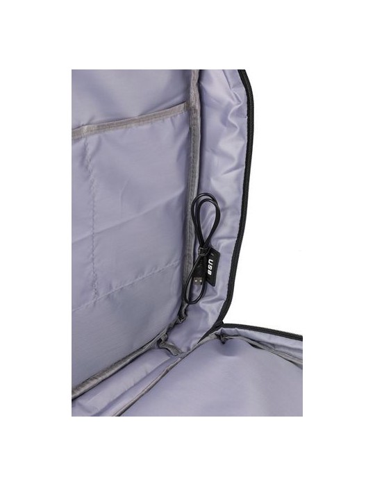 Sac à dos porte-ordinateur de 17'' en polyester rPET 300D personnalisé Malcolm
