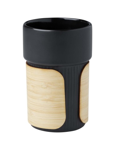 Gobelet Fika de 340 ml avec couvercle en bambou