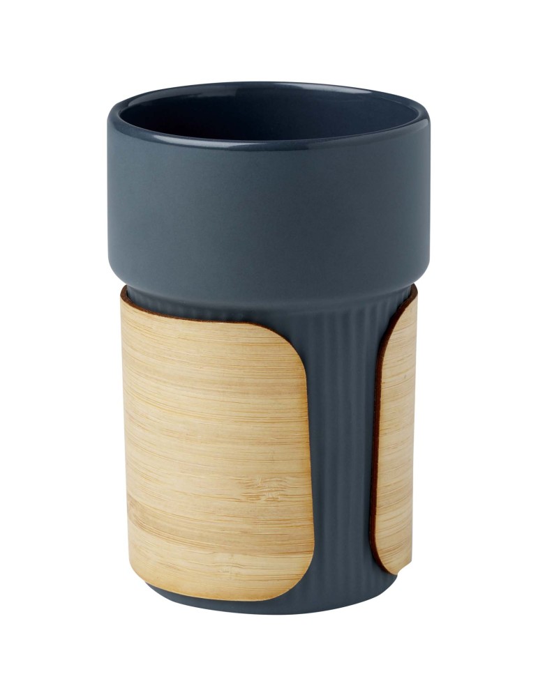 Gobelet Fika de 340 ml avec couvercle en bambou