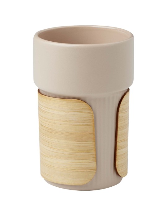 Gobelet Fika de 340 ml avec couvercle en bambou