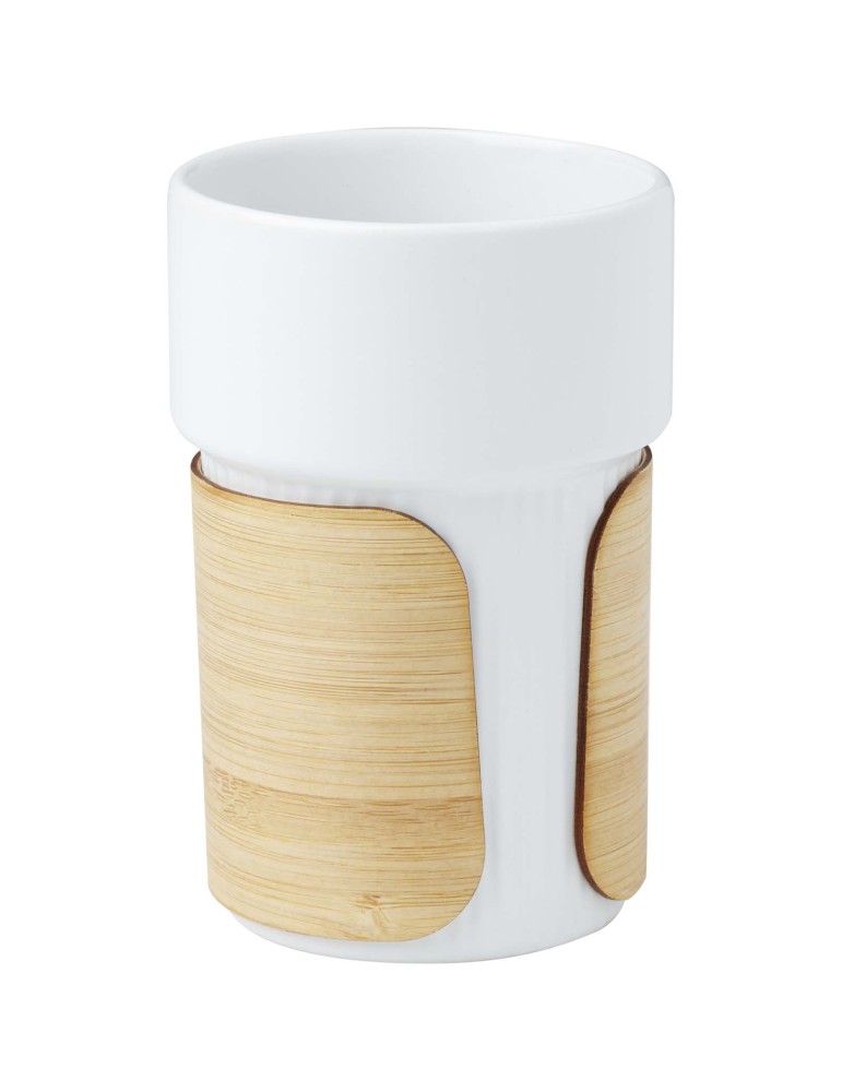 Gobelet Fika de 340 ml avec couvercle en bambou