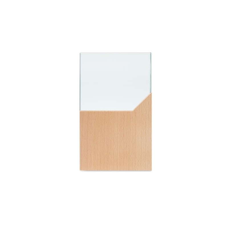 Plaque Trophée en Cristal Personnalisée Élégante ZEAL Matières : verre Couleurs : bois personnalisable avec votre logo