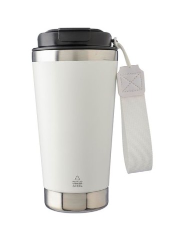 Mug isotherme en acier inoxydable recyclé personnalisé Kayla