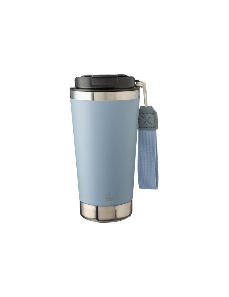 Mug isotherme en acier inoxydable recyclé personnalisé Kayla