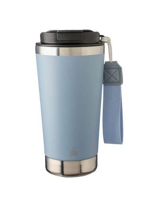 Mug isotherme en acier inoxydable recyclé personnalisé Kayla