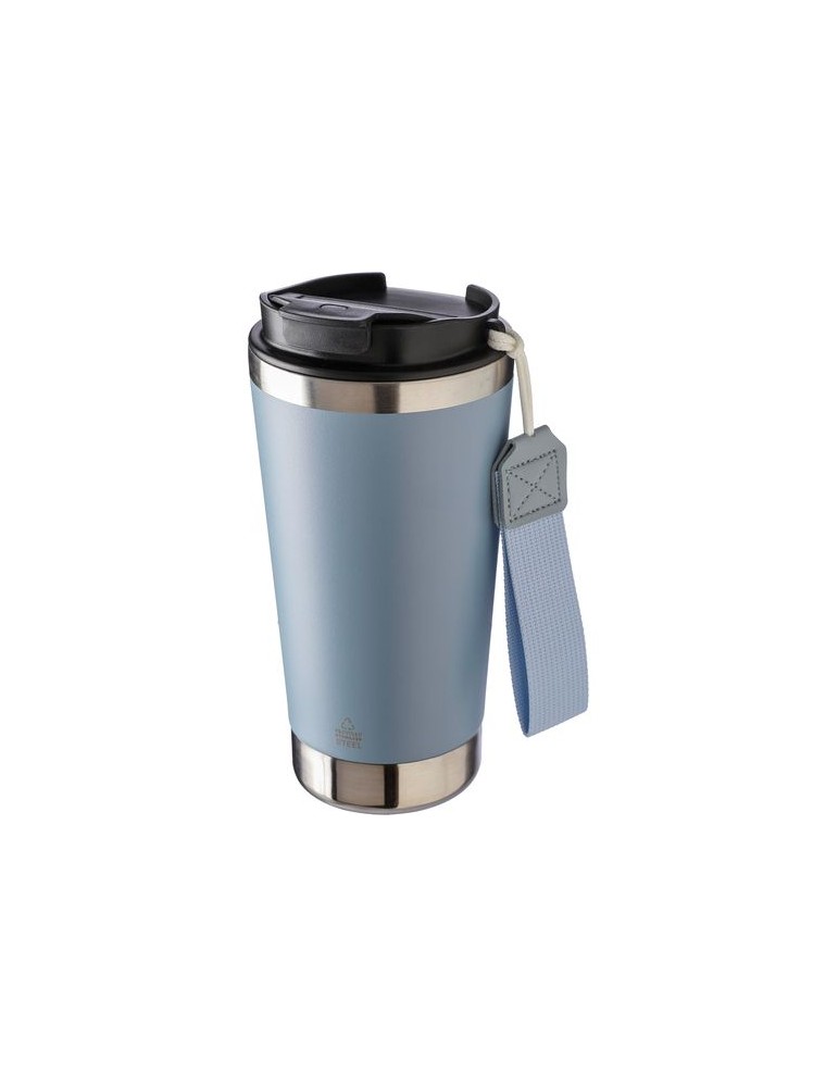 Mug isotherme en acier inoxydable recyclé personnalisé Kayla