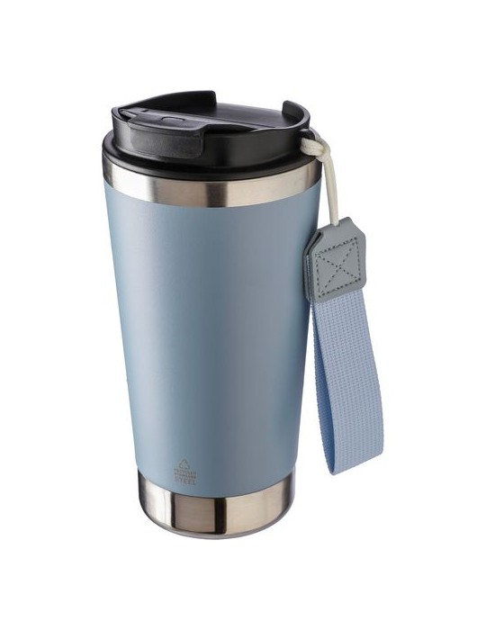 Mug isotherme en acier inoxydable recyclé personnalisé Kayla