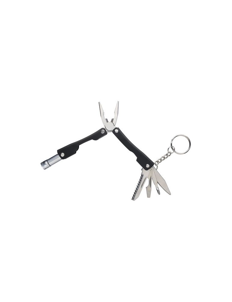 Pince multifonction en acier inoxydable publicitaire Clifton