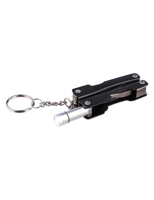 Pince multifonction en acier inoxydable publicitaire Clifton