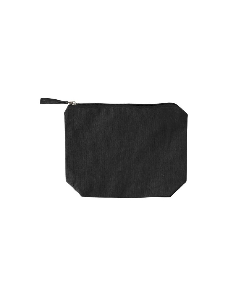 Trousse de maquillage personnalisée en coton recyclé Cressida pas cher