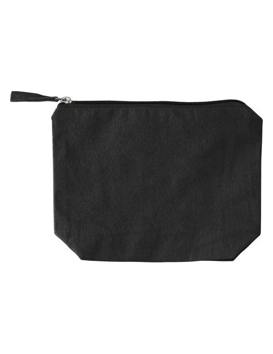 Trousse de maquillage personnalisée en coton recyclé Cressida pas cher