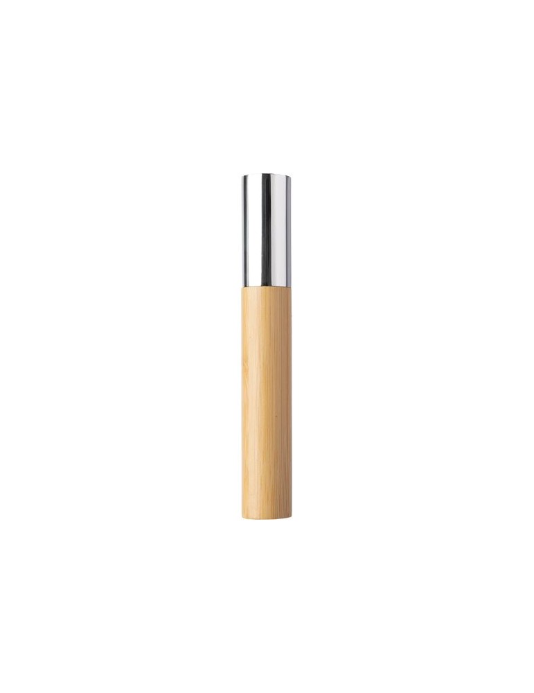 Stylo bille twist personnalisé en acier inoxydable et bambou Anke pas cher