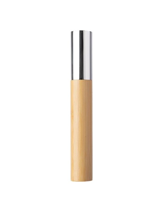 Stylo bille twist personnalisé en acier inoxydable et bambou Anke pas cher