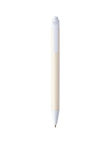 Stylo bille personnalisé en brique de lait recyclée Heike pas cher 2