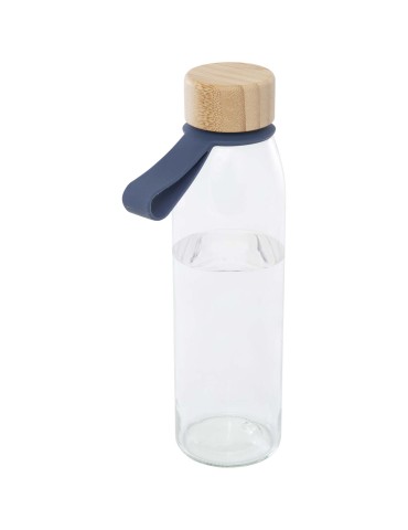 Bouteille d'eau en verre Porto de 500 ml avec poignée en silicone et…
