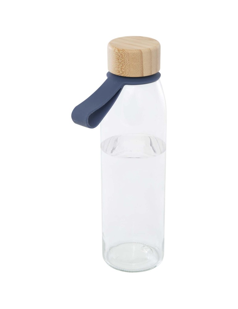 Bouteille d'eau en verre Porto de 500 ml avec poignée en silicone et…