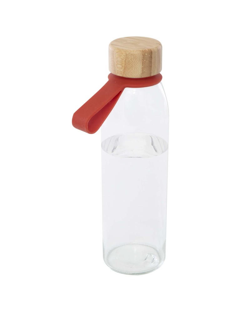 Bouteille d'eau en verre Porto de 500 ml avec poignée en silicone et…