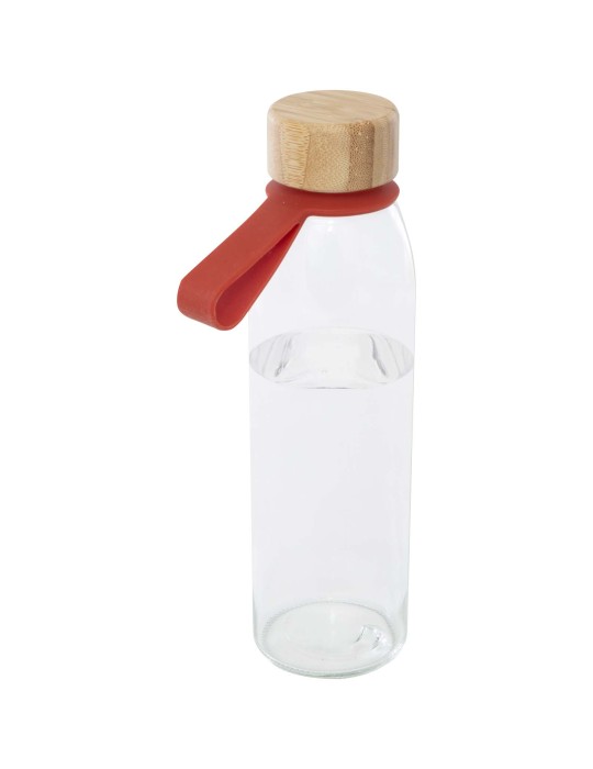 Bouteille d'eau en verre Porto de 500 ml avec poignée en silicone et…