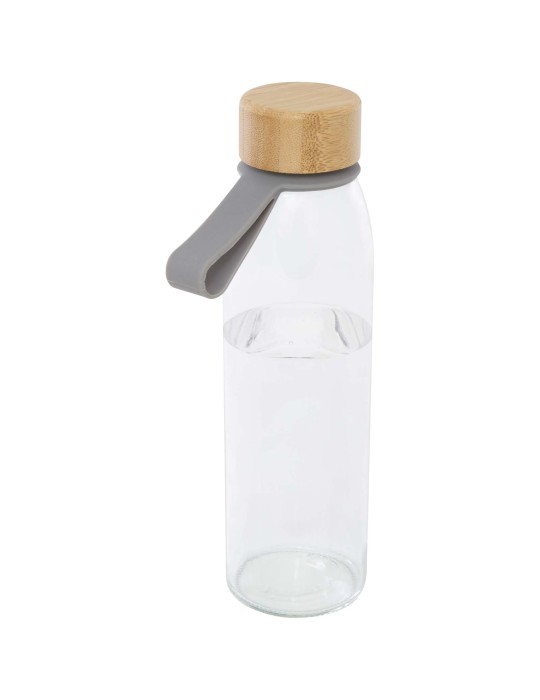 Bouteille d'eau en verre Porto de 500 ml avec poignée en silicone et…