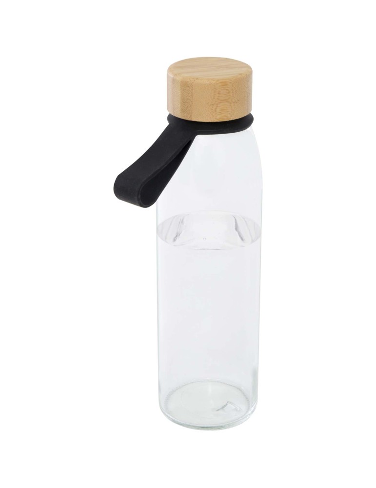 Bouteille d'eau en verre Porto de 500 ml avec poignée en silicone et…