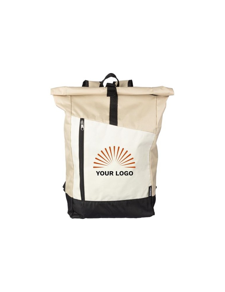 Sac à dos roll-top en rPET Personnalisé pas cher - Marlene