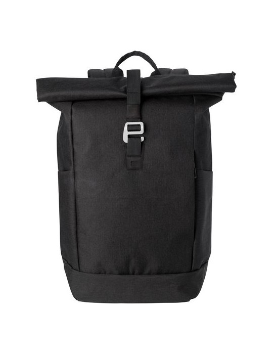 Sac à dos porte-ordinateur roll-top en polyester 600D - Oberon