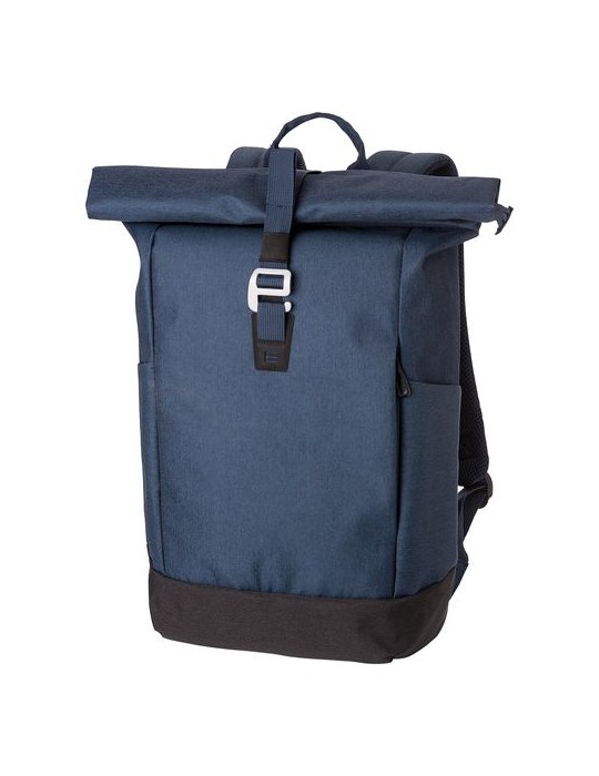 Sac à dos porte-ordinateur roll-top en polyester 600D - Oberon