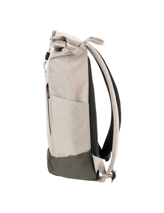 Sac à dos porte-ordinateur roll-top en polyester 600D - Oberon