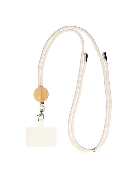 Porte-téléphone en coton Lanyard Personnalisé - Lucia