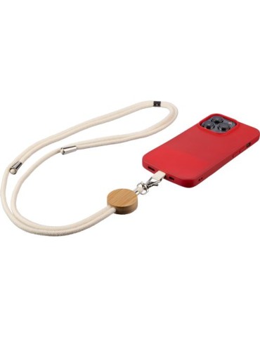 Porte-téléphone en coton Lanyard Personnalisé - Lucia 2