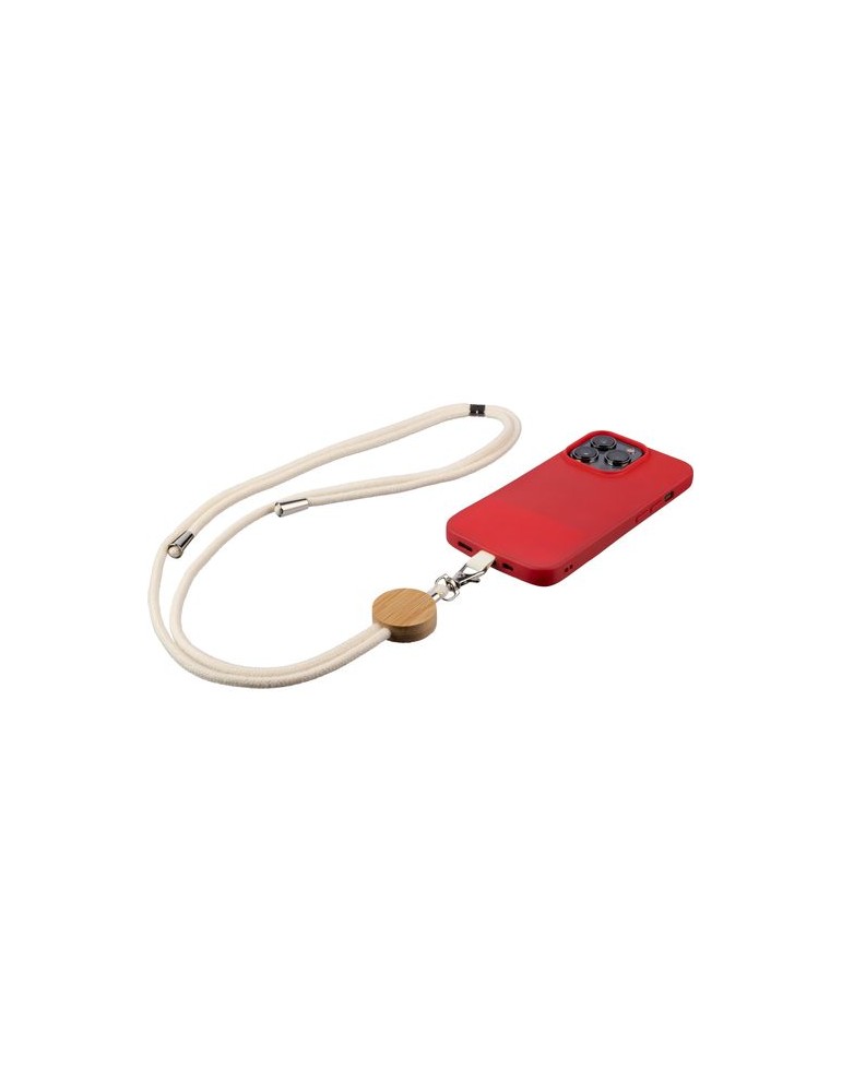 Porte-téléphone en coton Lanyard Personnalisé - Lucia