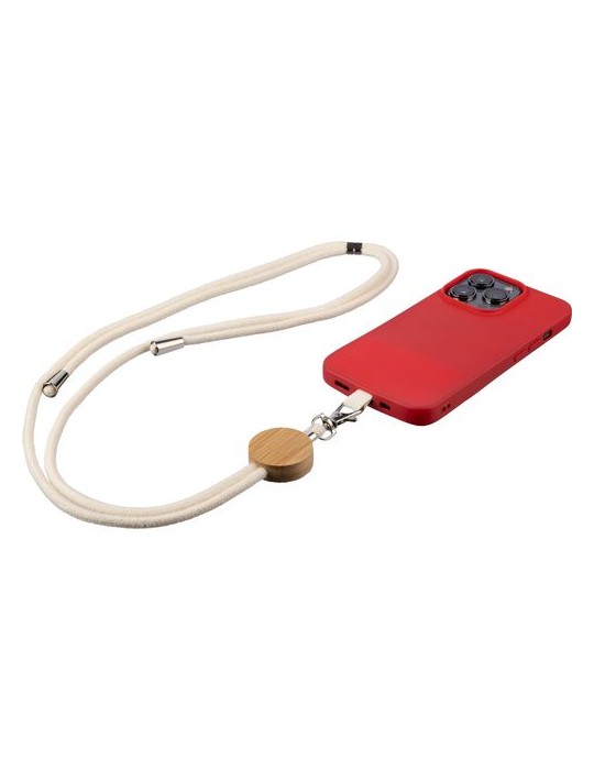 Porte-téléphone en coton Lanyard Personnalisé - Lucia