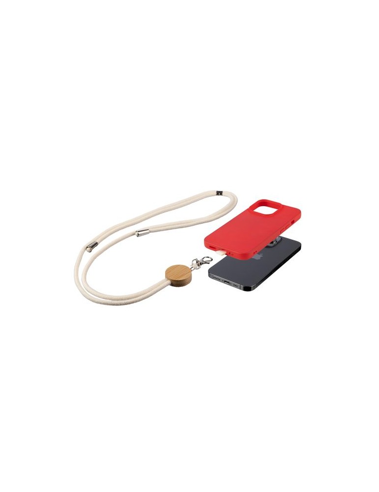 Porte-téléphone en coton Lanyard Personnalisé - Lucia
