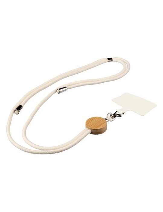Porte-téléphone en coton Lanyard Personnalisé - Lucia