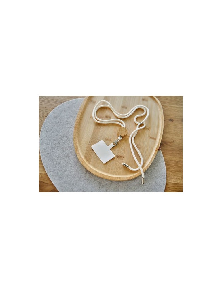Porte-téléphone en coton Lanyard Personnalisé - Lucia