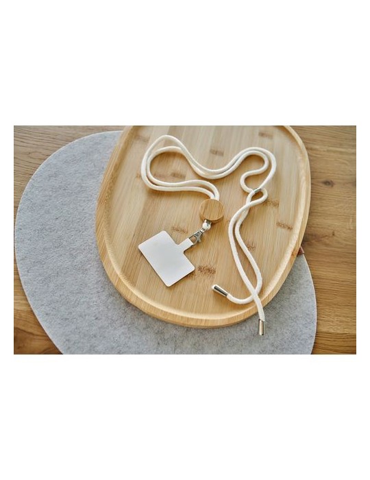 Porte-téléphone en coton Lanyard Personnalisé - Lucia