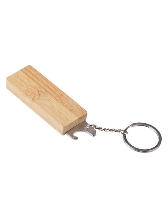 Porte-clés en bambou Publicitaire Original - Klaus